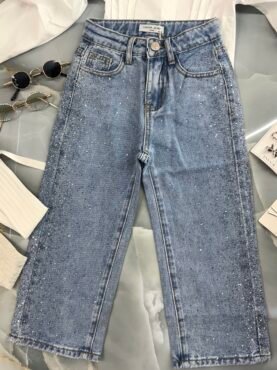 Jeans glitter chiaro 5624