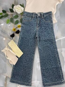 Jeans leo glitter 7074